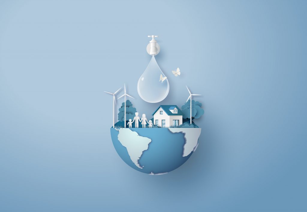 How can saving water cut carbon emissions?